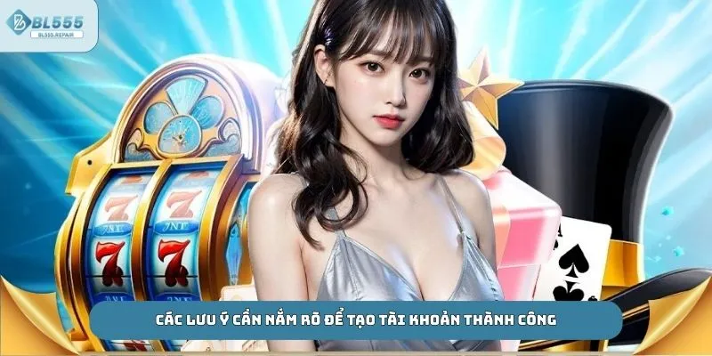 Các lưu ý cần nắm rõ để tạo tài khoản thành công